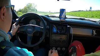 Audi Coupe launch control 0-200km/h