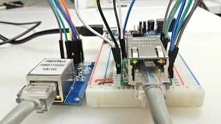 Ethernet for the microchips W5500 and ENC28J60. MQTT