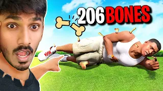 I Broke 206 BONES in GTA 5 - Bone break mod