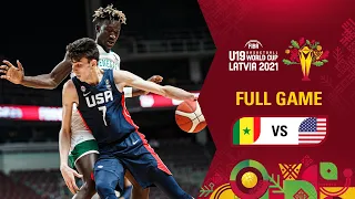 QUARTER-FINAL: Senegal v USA | Full Game - FIBA U19 Basketball World Cup 2021