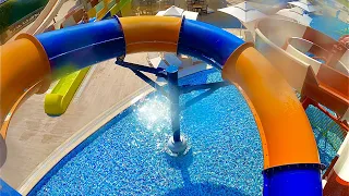 Dark Tube Water Slide at Queen's Park Resort