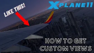 How to make your own custom wing views in Xplane 11/12