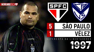 São Paulo 5x1 Vélez - 1997 - DODÔ E CIA. ATROPELAM O TIME DE BIELSA E DO FALASTRÃO CHILAVERT!