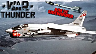 | Radar Homing Sidewinders at 10.3 | F-8E Crusader ft. AIM 9C | #warthunder gameplay