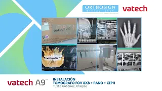 Tomógrafo Dental Vatech A9- Cone Beam 3D 8x8 + Pano + Ceph - Instalado en Tuxtla Gutierrez, Chiapas