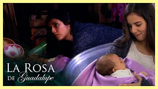 Laiza vive en la calle con su bebé recién nacida | La rosa de Guadalupe 4/4 | Las niñas ricas...