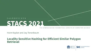 STACS 2021 | Locality Sensitive Hashing for Efficient Similar Polygon Retrieval