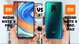 Redmi Note 9 Pro vs Redmi Note 9 Pro Max