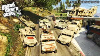 GTA 5 - Stealing Military Army Vehicles with Franklin! | (GTA V Real Life Cars # 1)