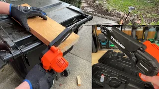 Zeeksaw Mini Chainsaw 6 Inch Review | Torque Monster!