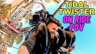 Tidal Twister On Ride POV SeaWorld San Diego