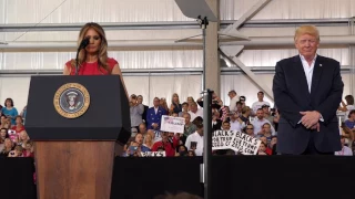 First Lady Melania Trump Recites The Lord's Prayer
