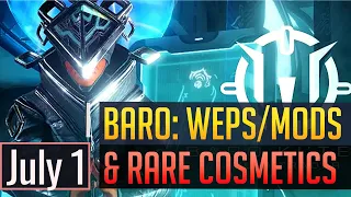 Warframe | BARO KI'TEER: GOOD MODS/WEPS & Rare Cosmetics - July 1st (PC) (CONSOLE IN PINNED)