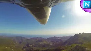 GoPro Flight: Throwing A Foam Airplane Off A HUGE Mountain