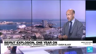 Beirut explosion, 1 year on: 'There's been zero accountability and responsibility' • FRANCE 24