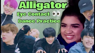 Monsta X - Alligator Eye Contact Dance Practice *Reaction*