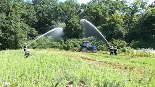 рятувальники і лісники провели спільні навчання з ліквідації пожежі в лісі