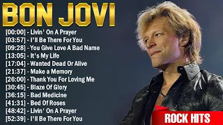 Bon Jovi The Best Rock Songs Ever ~ Most Popular Rock Songs Of All Time