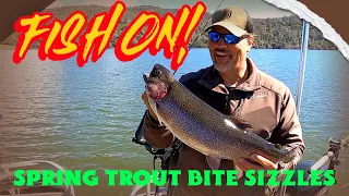 Guide Life: Spring Trout Trolling Kicks Off With A Bang! #fishing #trout #trolling #troutfishing