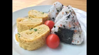 Tamagoyaki & Onigiri Breakfast Recipe