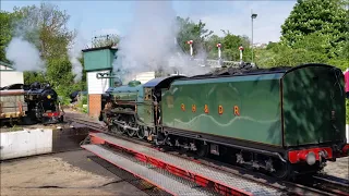 Romney Hythe & Dymchurch Railway May Gala 2016 (DRONE)