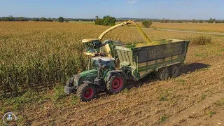 🌽Siláže 2023 - KRONE Big X 1100; FENDT 820 Vario TMS; 5x JOHN DEERE