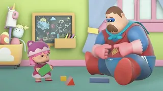 😠 SILLY DADDY 😮 | what did he do? | 1 Hour of Cartoons! | Hero Dad