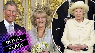 The Real Reason The Queen Wore White At Charles and Camilla's Wedding | ROYAL FLAIR