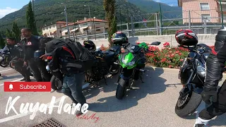 Honda Hornet 2001 600cc Milano italy to Trento Italy Part 3 HD 4k