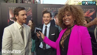 Watch Michael Fassbender Crash ‘Extra's’ Interview with ‘Dark Phoenix’ Co-Star Tye Sheridan