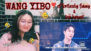 THE UNTAMED | WANG YIBO BEING EFFORTLESSLY FUNNY & WAY TOO HONEST | Reaction Video (eng.sub)
