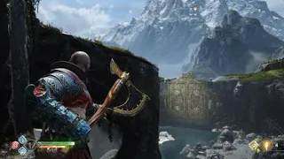 God of War_Impossible axe throw!!!!!