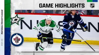 Stars @ Jets 3/4 | NHL Highlights 2022