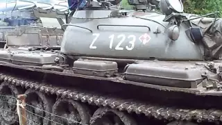 Odpalanie T55 / Old Russian Tank starting