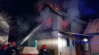 12 01 2021 Волковыск пожар дома