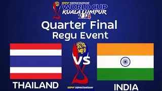 🎱รอบ8ทีม ทีมเดี่ยวชายไทย 🇹🇭🆚 🇮🇳 อินเดีย #ISTAFWorldCup2024 QUARTER FINAL Men's Regu Thailand 🆚 India