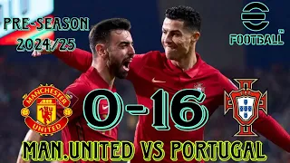 MAN.UNITED VS PORTUGAL | PRE-SEASON 2024/25 | PES™2017 PC NEW TRANSFER UPDATE NEXT SEASON PATCH 2024