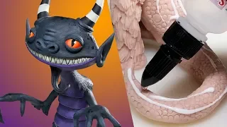 Making of The Monster Under The Bed! - Sculpting Process with Polymer Clay