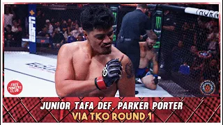 Junior Tafa makes quick work of Parker Porter at #UFCSingapore | Bloody Water Podcast