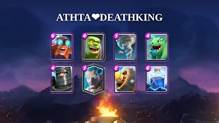 ATHTA❤DEATHKING | Electro Giant deck gameplay [TOP 200] | January 2021