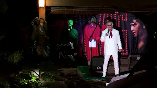 Ron Stein (Elvis) performs "My Way" at a Fundraiser