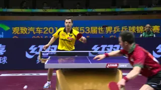 2015 WTTC MS-R32 Timo Boll - Joao Monteiro (full match|short form in HD)