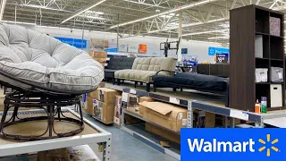 WALMART HOME FURNITURE SOFAS COUCHES FUTONS TABLES CONSOLES SHOP WITH ME SHOPPING STORE WALK THROUGH
