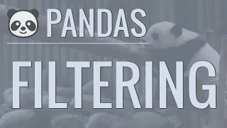 Python Pandas Tutorial (Part 4): Filtering - Using Conditionals to Filter Rows and Columns