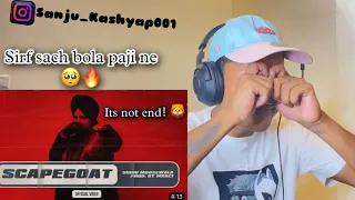 SCAPEGOAT - Sidhu Moose Wala | Official Audio | SanjuOp | *Reaction*