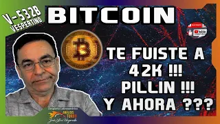 Bitcoin visitará los 42K?? Video vespertino para el grupo ViP.