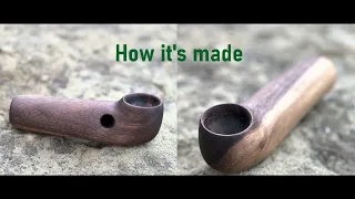 Making a lightweight wooden pipe