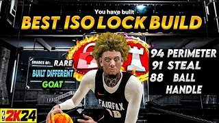 HOW TO MAKE THE BEST ISO LOCKDOWN BUILD IN NBA 2K24 NEXT GEN