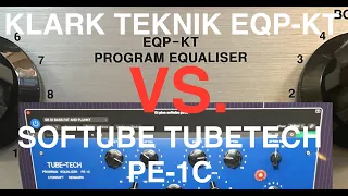 Pultec-Style EQ Comparison: Klark Teknik EQP-KT vs. Softube Tubetech PE-1C on Electric Bass Guitar