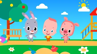 Веселий дитячий майданчик - пісня українською мовою для малюків | мультики для дітей рідною мовою